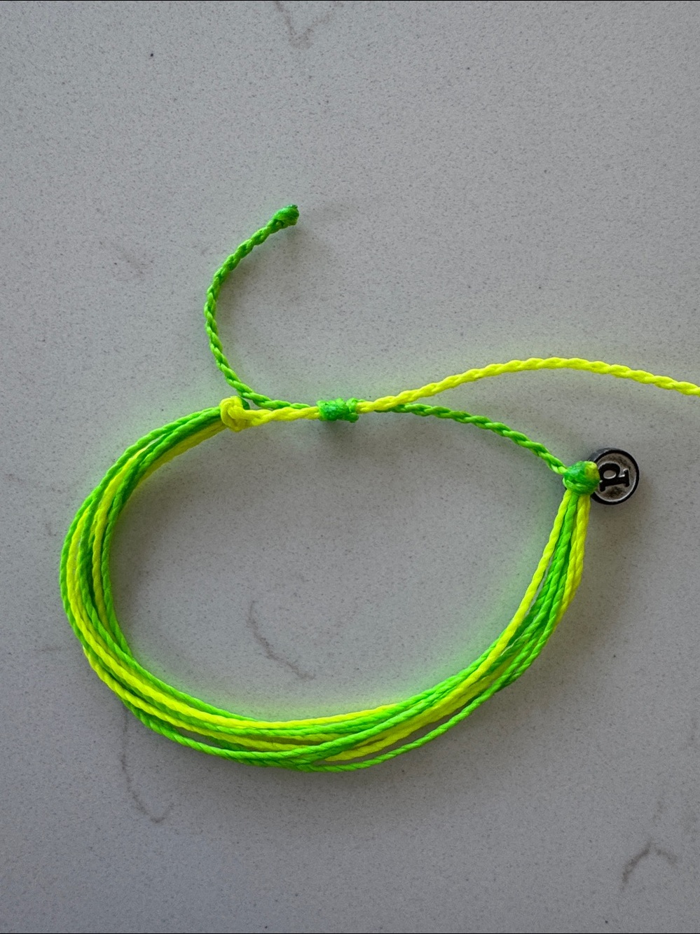 Pura Vita Set of Neon Green and Yellow String Bracelets NWOT ✨ - Picture 2 of 3